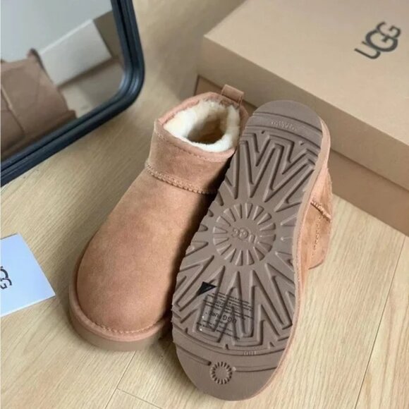 Women UGG Classic Ultra Mini Chestnut